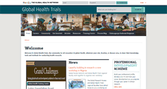 Desktop Screenshot of globalhealthtrials.tghn.org