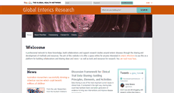 Desktop Screenshot of enterics.tghn.org